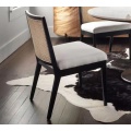 Design di novità ecologico di alto livello sedia rattan realizzata nella sedia da pranzo rattan fatta naturale top fatta naturale