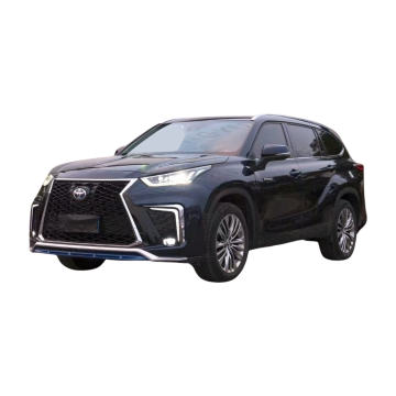 그릴 배기관이있는 자동 바디 시스템 : Toyota Highlander 2022 ~ Lexus 스타일 업그레이드
