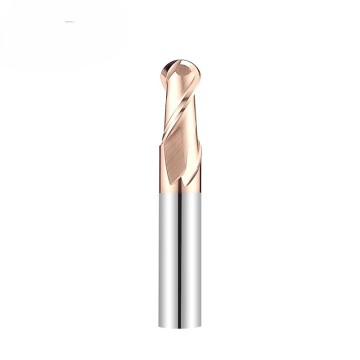 MDBT HRC55 Ball Nose End Mills CNC Tungsten Carbide Cutting Tools TiSiN Coated for Metal Molding