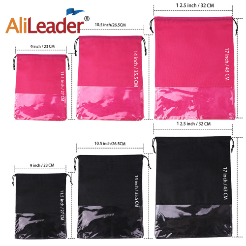 Wholesale Custom Hair Extension Non Woven Drawstring Bag