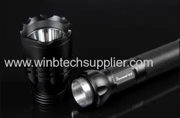 Cree Q5 Aluminum Alloy Led Torch 260lumens 2x18650 Battery 