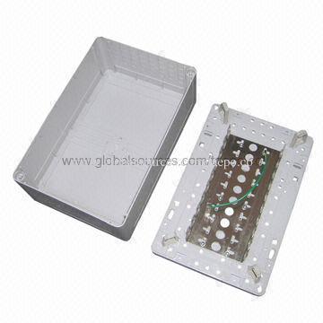 Indoor 100-pair DP Box for LSA Module, 320 x 210 x 125mm/Screw Locking, with Back Mount Frame