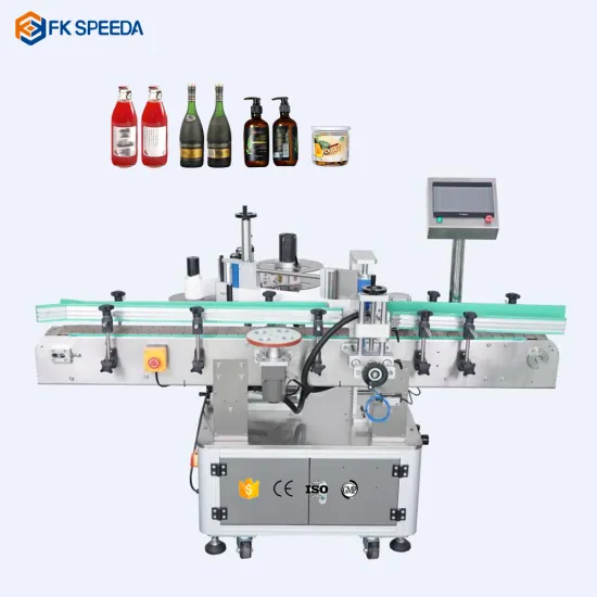 Automated 5 Gallon Bottle Labeling Machine for Front and Back Neck Application