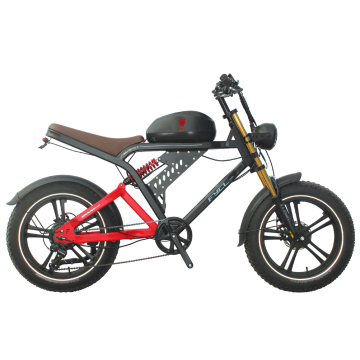 Bicycle elettrica da 20 pollici da 20 pollici da 48 V da 48 pollici con sospensione e pneumatico grasso per prestazioni elevate