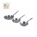 Frigideira de ferro em aço inoxidável para indução Cooktop