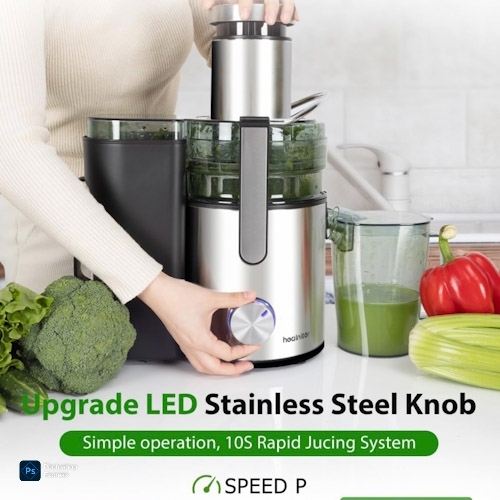 3-in-1 Cold Press Juicer for Fruits & Vegetables