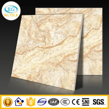 32"x32" Fashion brown micro crystal polished glazed 3d vitrified floor tile