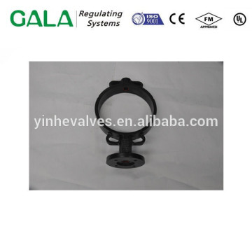 ISO and CE approved butterfly valve body iron cast