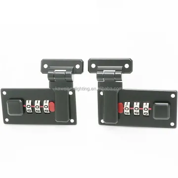 High Fashion Trendy Black Password Lock for Left and Right Box Bags: Wooden Case & Leather Case Options - Anti-Theft Security Solution