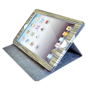 PU Leather Case for iPad with Stand Function, Smooth, Combined, Unique Design, Looks More Elegant