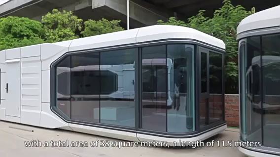 Portable Starlight Villa with Foldable Living Spaces