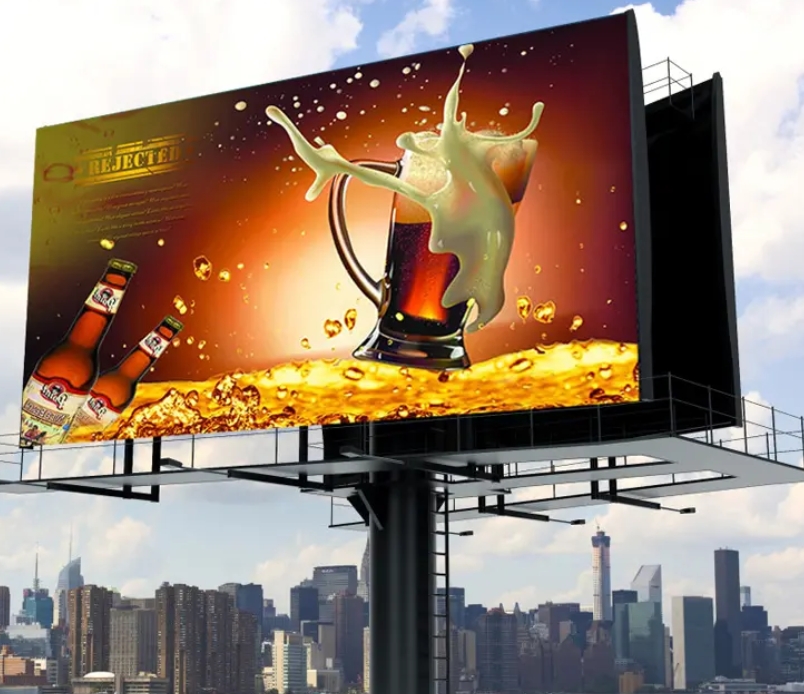 Outdoor LED Advertising Screen 3D Digital Billboard