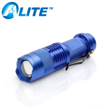 3W 500LM LED Mini Flashlight AA Battery Pocket Small Multi Color Mini Flashlight Torch