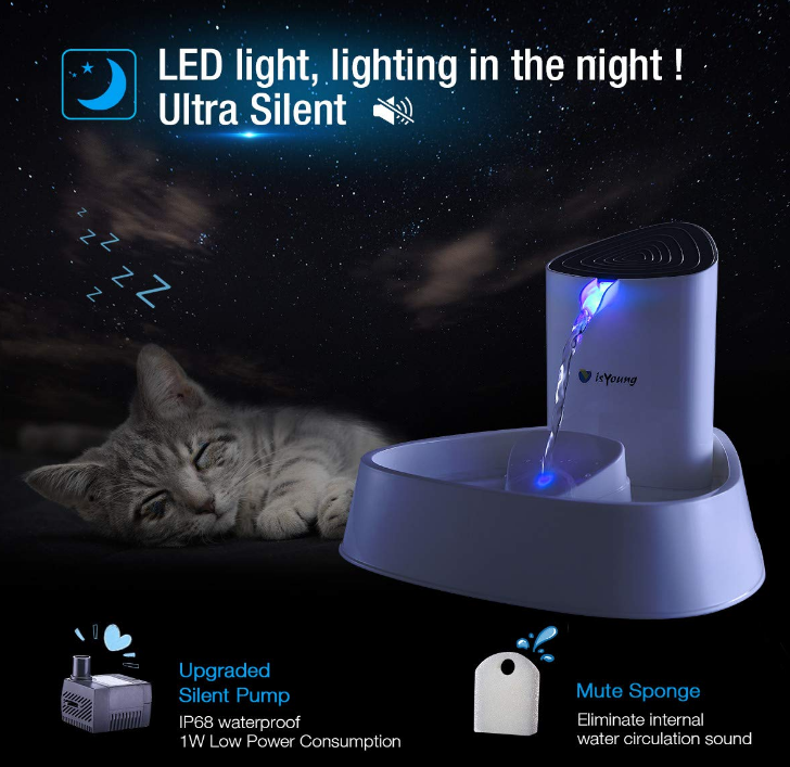 Ultra Quiet Automatic Pet Water Fountain