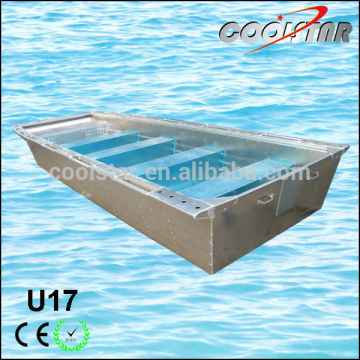 2.0U type aluminum boat for fishing