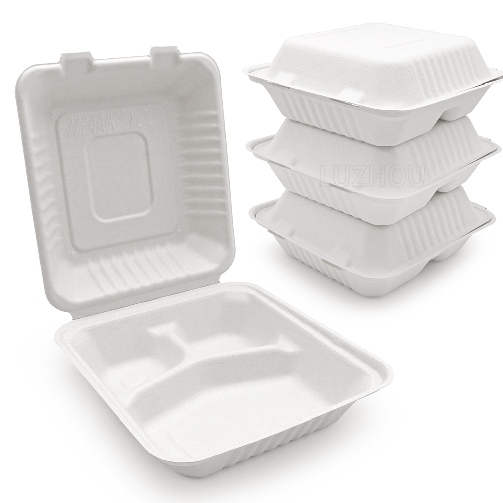Eco-friendly take out paper disposable food boxes