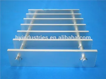 Plain floor aluminum grating
