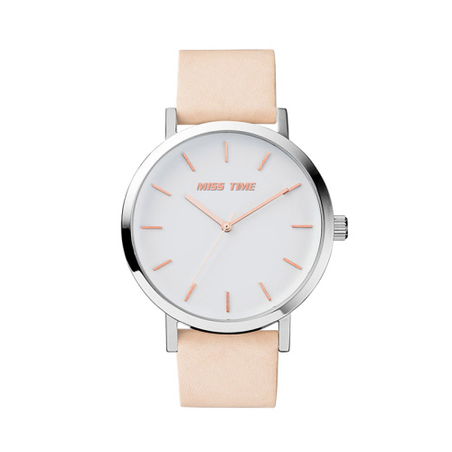 elegance brand strap genuine leather custom bezel watch
