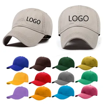 High Quality Solid Color Custom 6 Panel Sports Baseball Cap