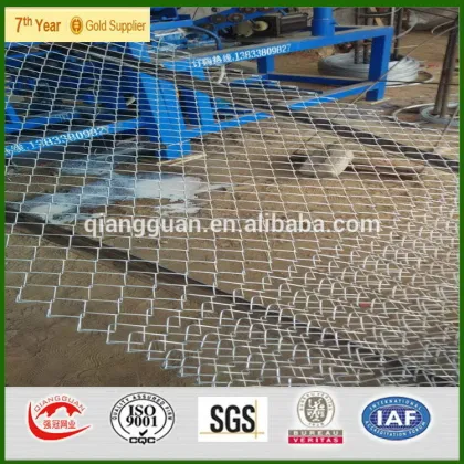 Top level practical chain link fencing for vineyard vines