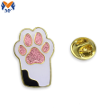 Aangepaste emaille pin badge broche met glitter