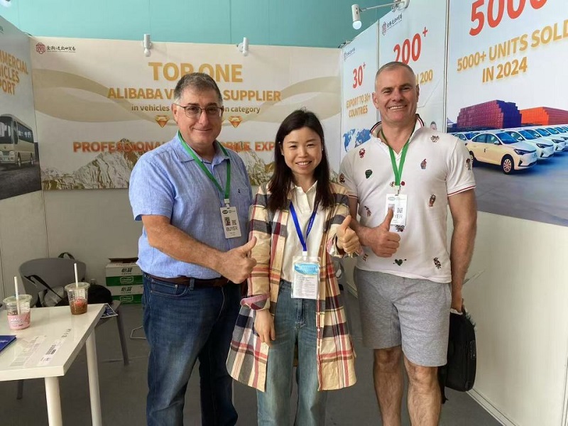 Jinyu Import & Export participated in the 4th Inspiration New Energy Vehicle Industry Export Exhibition 2025