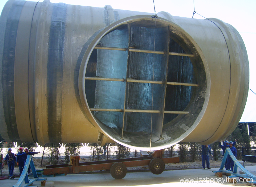 Large diameter FRP pipe and duct