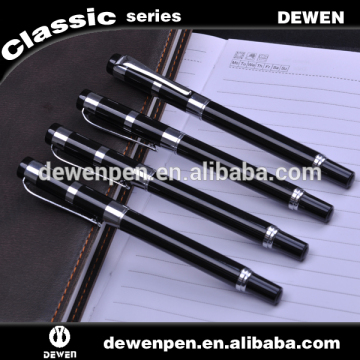 classic business gift metal clip fountain pen with customerized logo