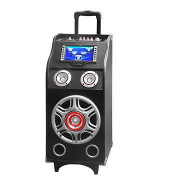 Bluetooth Portable Speakers with USB/SD/FM/Battery/7"/MP5 Screen