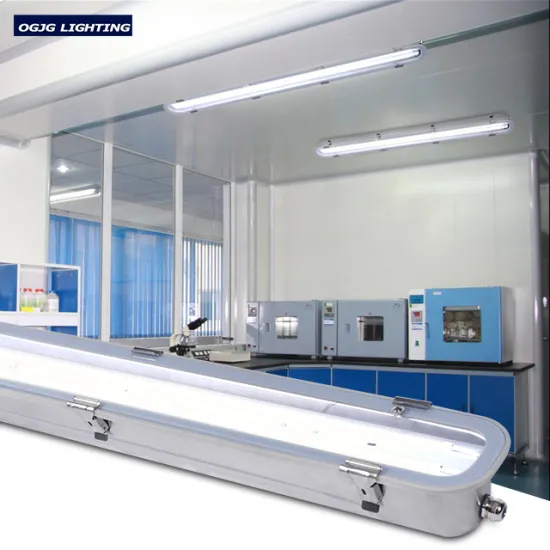 IP65 Stainless Steel Housing Laboratory Linear LED Waterproof Lamp