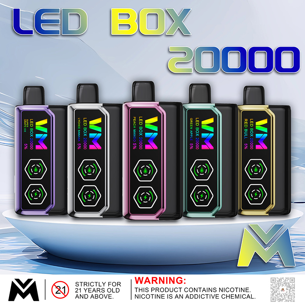 Hộp đèn LED Vape 2000 Puff