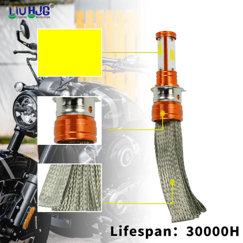 Motorcycle Headlight Bulb P15d Ba20d 3570 2smd Universal Car Led Fog Lamp Led Front Light Bulb