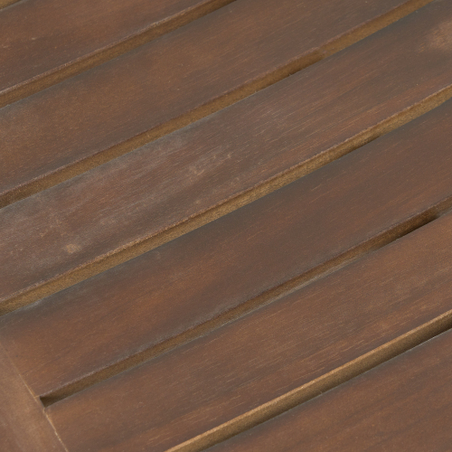 Outdoor Acacia Wood Counter Height Barstool 5