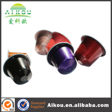 Insulated airtight capsule shaped container for coffee