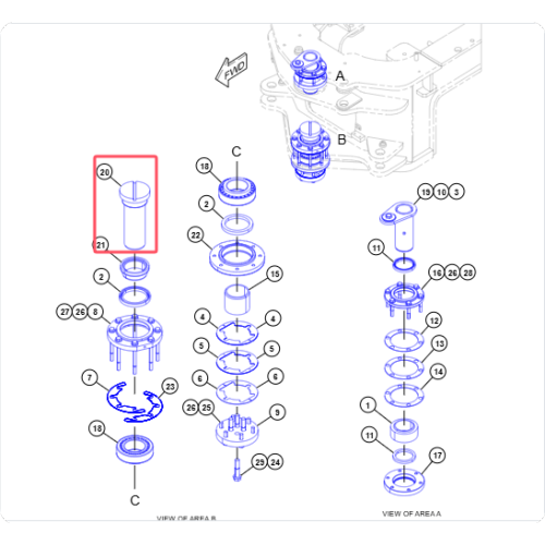 PIN 545-7409/5457409 is applicable to the 140GC model of the bulldozer
