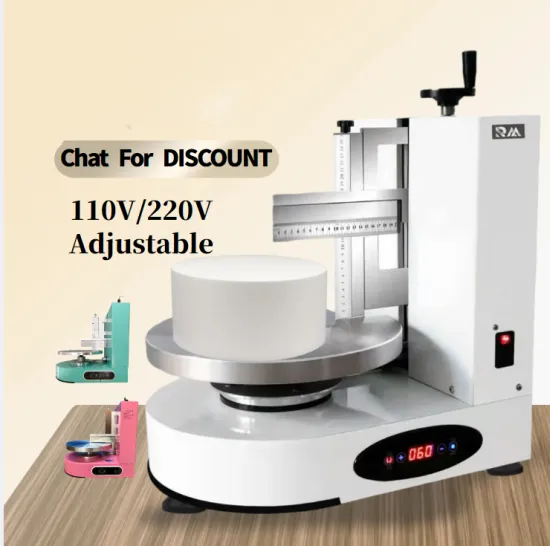 Automatic Cake Icing Spreading Machine for Cakes (4-12 inches)