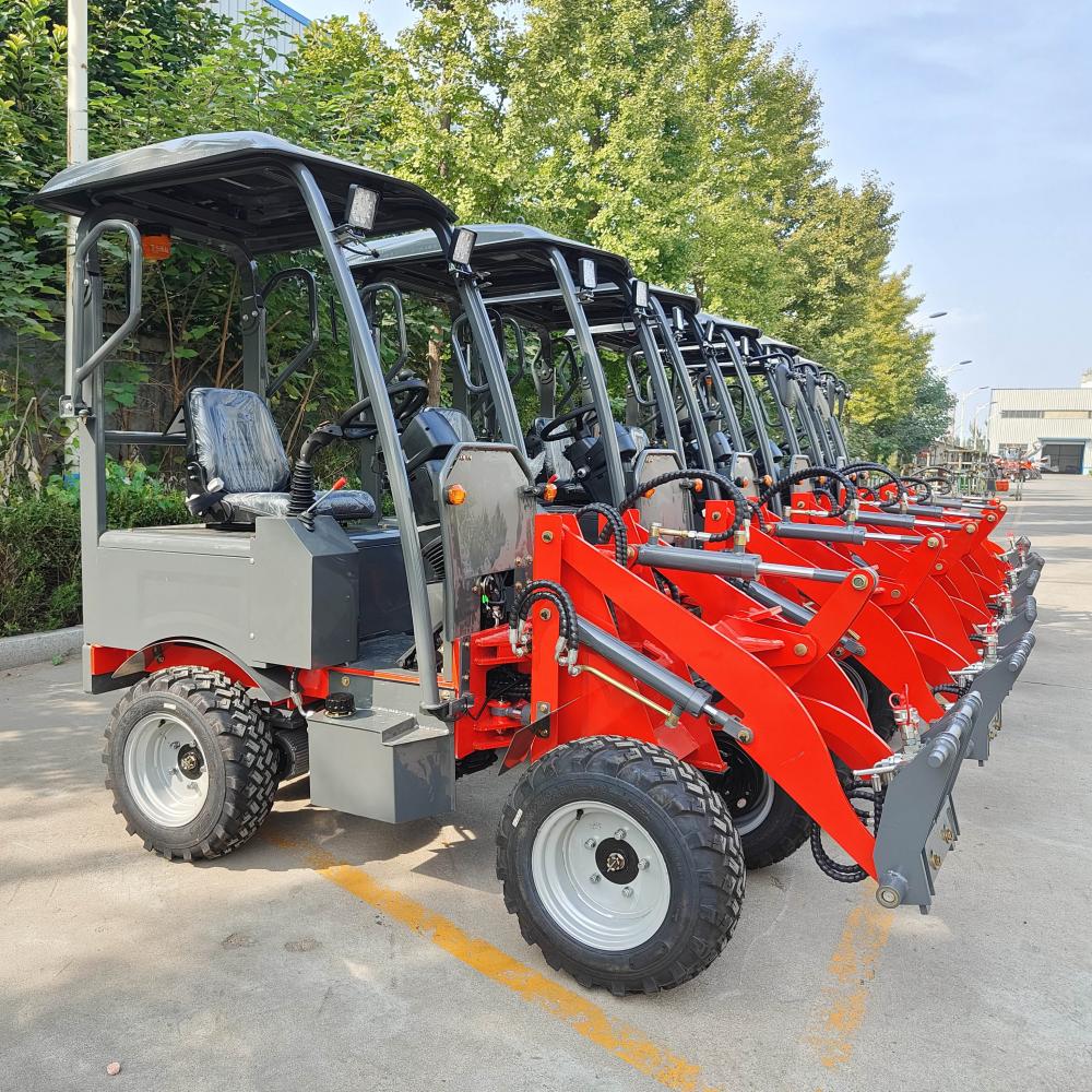 Mini cargador eléctrico de 1000 kg de cargador de cargadores de granja