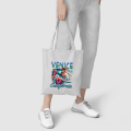 Surf Beach Pattern Summer Beach Canvas Shopping Bag