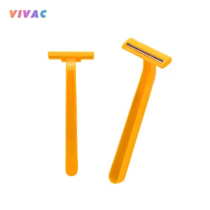 VIVAC Twin Blades Stainless Steel Manual Disposable Razor