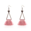 Boucles d&#39;oreilles pompon pendentif à breloque bohème boucle d&#39;oreille vintage femme filles personnalité de la mode simple