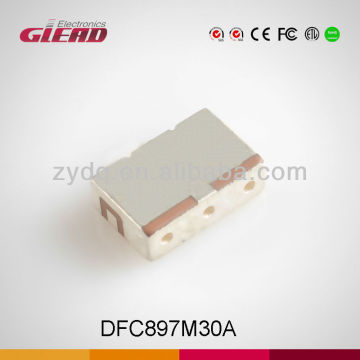 SMD 897 MHz Ceramic Filter for GSM with 30 MHz Band Width