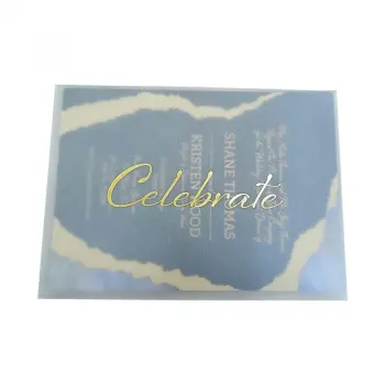 Custom Gold Foil Luxury Invitation Wedding Paper Cards