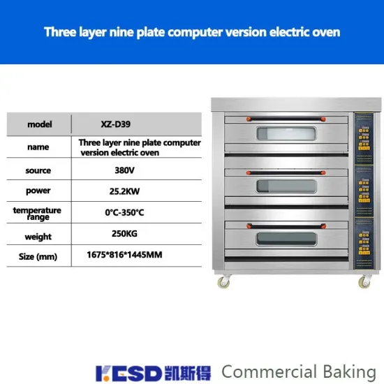 Mobile Double Deck Wall Bake Cake Bread Big Size Luxury Gas Electric Food Pizza Oven