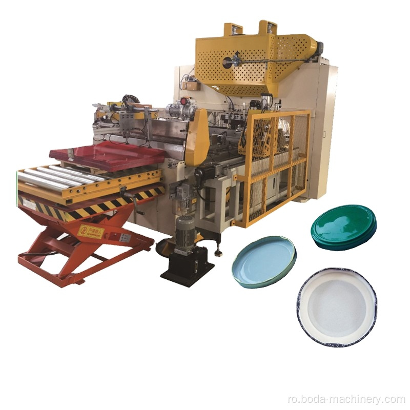 Mașină automată de fabricare a capacelor cu urechi