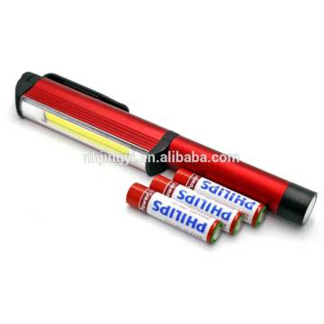 high bright COB led AA battery torch for promotion pen flashlight