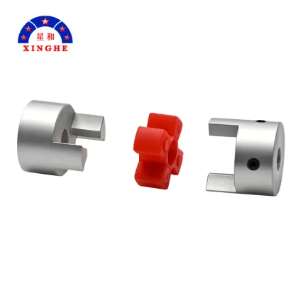 Flexible Coupling Jaw Type Set Screw Aluminum Zero Backlash Spider Jaw Coupling