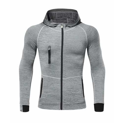 Men compression quick trying hoodies