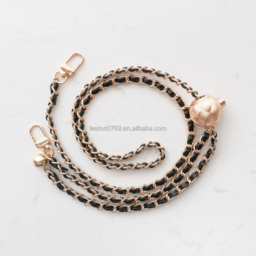 120cm Fashion Metal Bag Chain Strap with Adjustable Ball for Leather Bags
