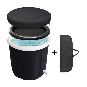 Portable Inflatable Air Ring Bath Tub with Seat