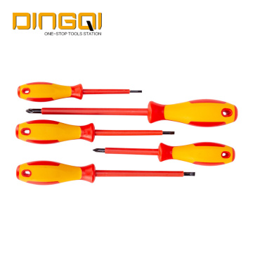 Ensemble d'outils ménagers Tournevis à pression avec poignée en plastique